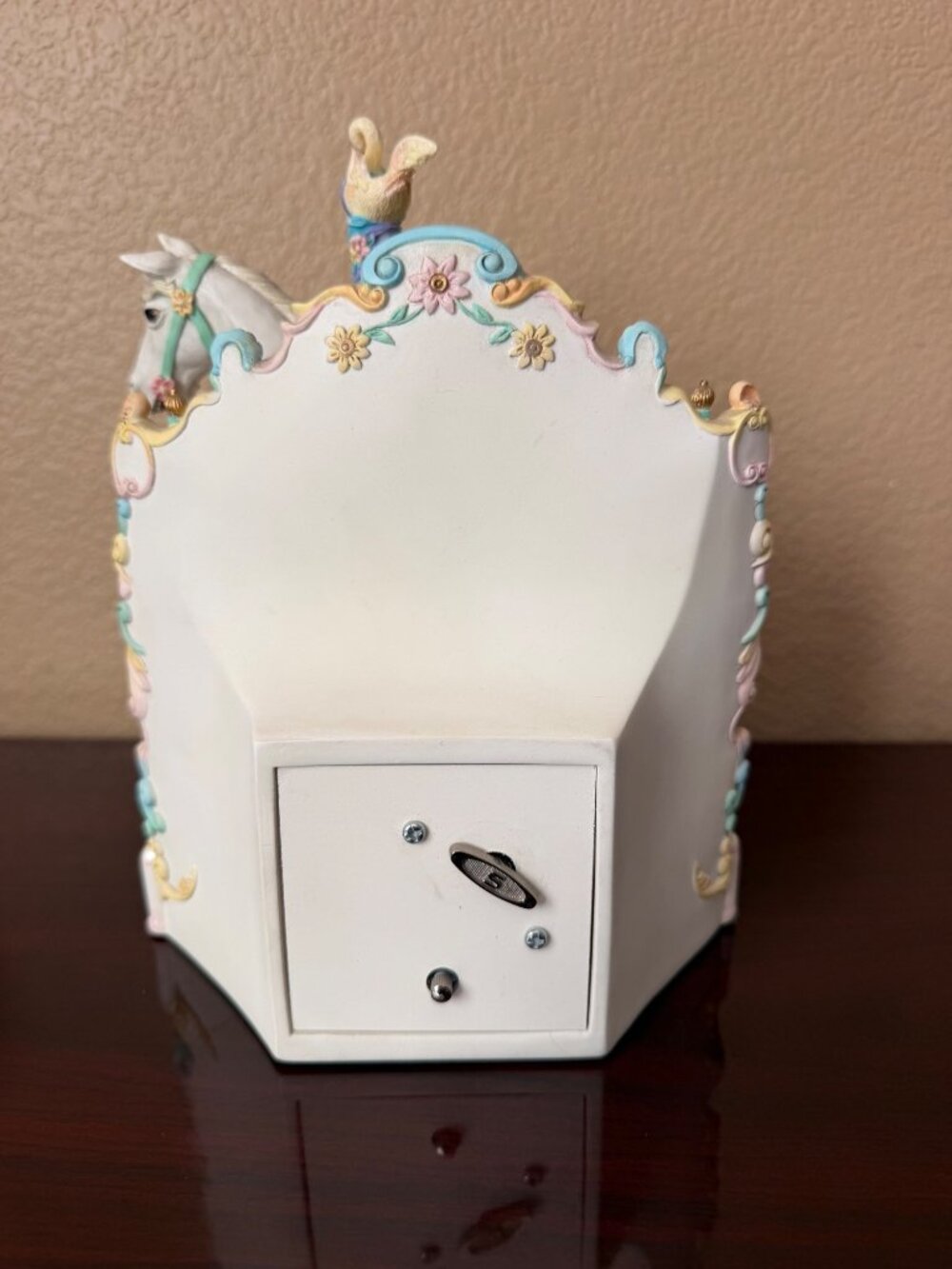 1998 Willitts Ann Dezendorf Carousel Memories Swan Jumper Music Box LE Tested - Picture 4 of 17